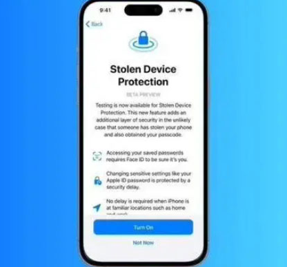 吉木萨尔苹果授权维修店分享被盗设备保护功能开启方法 