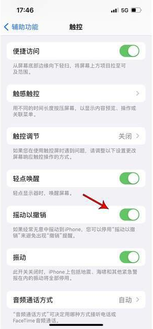 吉木萨尔苹果手机维修分享iPhone手机如何设置摇一摇删除文字 